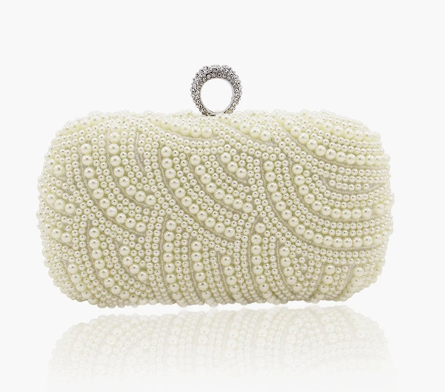 Pearl Clutch Bags Women Purse