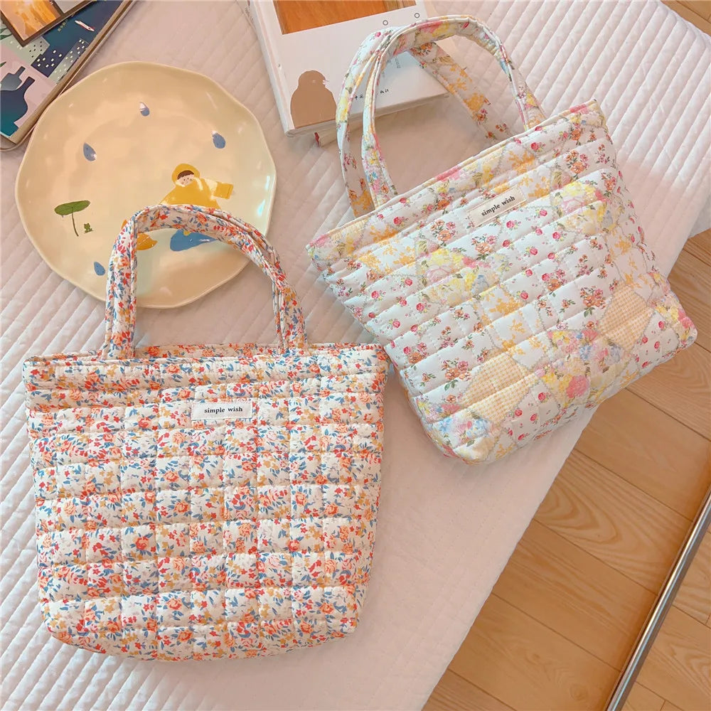 Small Cotton Women Tote Hand Bag