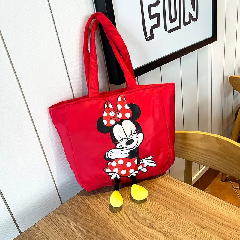 Disney New Girls Canvas Bag Cartoon Mickey Tote Bag