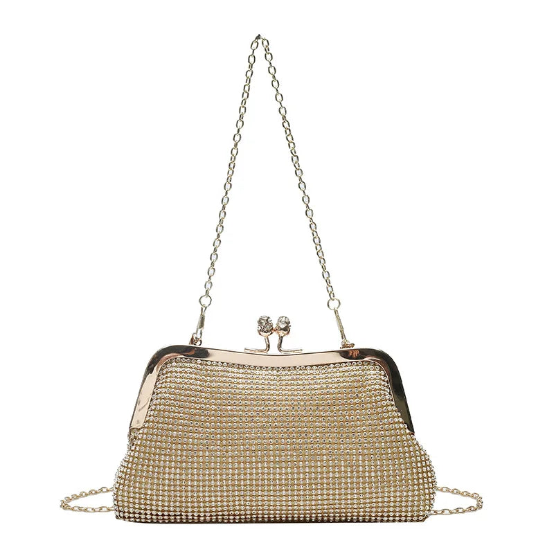 Luxury Dress Clutch Hand Bag Shiny Designer