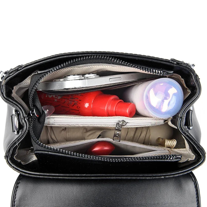 Luxury Handbag Soft Leather Shoulder Satchels