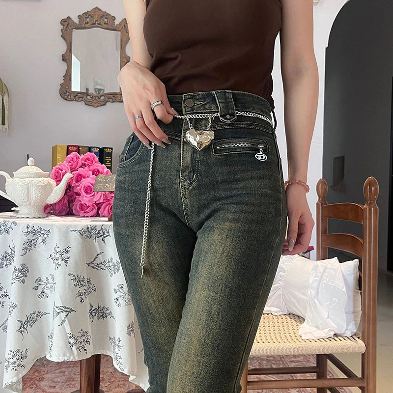 Fashionable Metal Heart  Crossbody Bags For Women