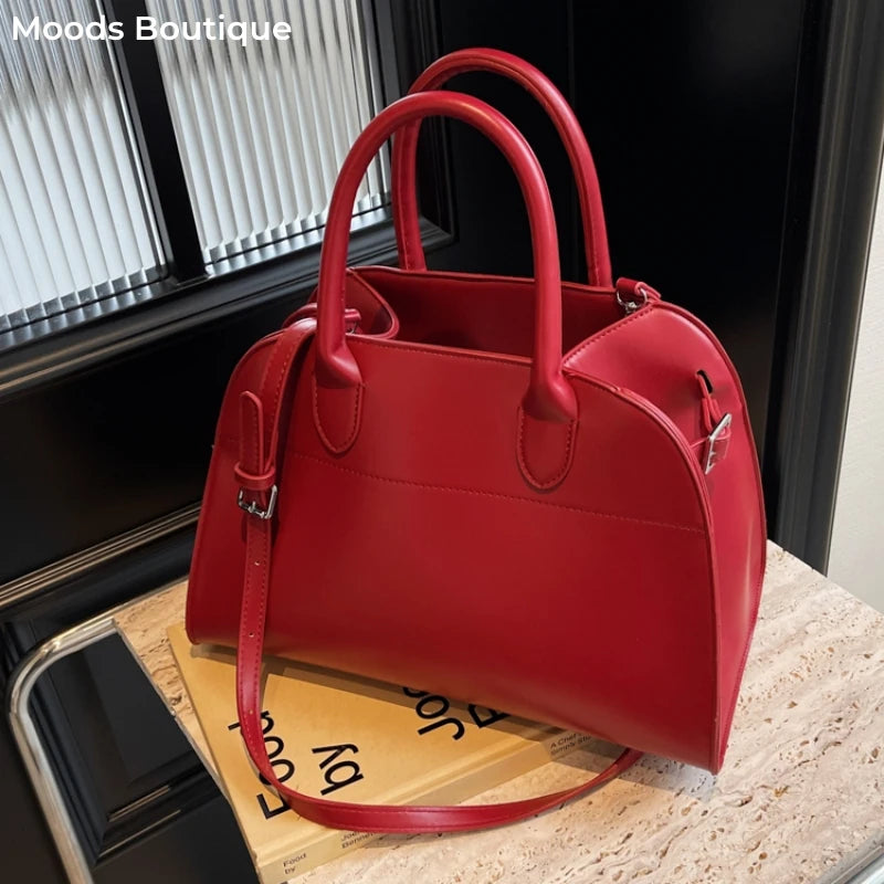 Red Color Large Size Women Handbags